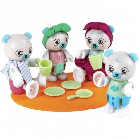 La famille ours polaire - Un jeu - Hape