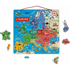 Carte d'europe magnétique - Janod 2