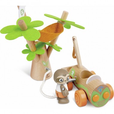 Arbre éolienne et voiture électrique - Hape