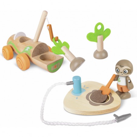 Arbre éolienne et voiture électrique - Hape