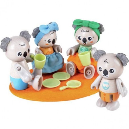 La famille koala - Un jeu - Hape