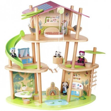 La maison en bambou des pandas - Hape