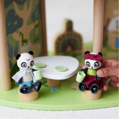 La maison en bambou des pandas - Hape