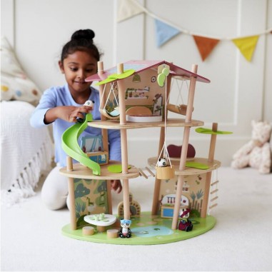 La maison en bambou des pandas - Hape