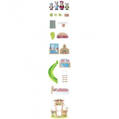 La maison en bambou des pandas - Hape