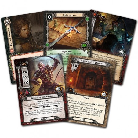 Seigneur des Anneaux Jce : Cachots de Cirith Gurat - Jeux de société - Fantasy Flight Games