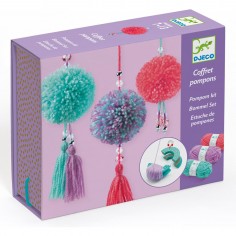 Tricotin Et Pompoms - Pompons Pampilles - Djeco