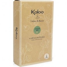 Doudou coton bio lapin gris - Kaloo 2