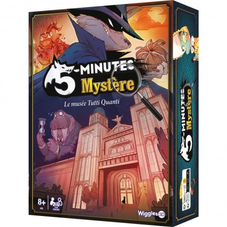 5 Minutes Mystère - Jeu d'Enquête - Jeu de Société - Wiggles 3d