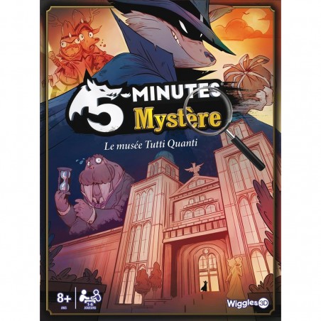 5 Minutes Mystère - Jeu d'Enquête - Jeu de Société - Wiggles 3d