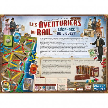 Les Aventuriers du Rail Legacy - Days Of Wonder
