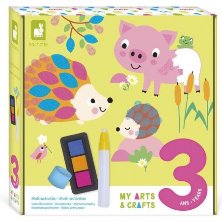 Coffret créatif Multiactivités - Jouet créatif enfant 3 ans - Janod