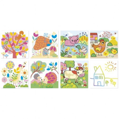 Coffret créatif Multiactivités - Jouet créatif enfant 3 ans - Janod