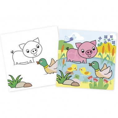 Coffret créatif Multiactivités - Jouet créatif enfant 3 ans - Janod