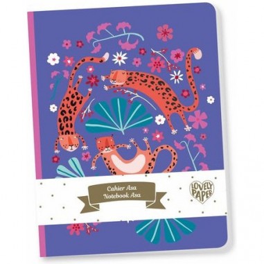 Cahier Asa Lovely Paper Djeco Papeterie |  - Lovely Paper By Djeco