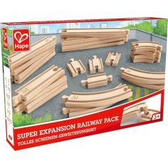 Coffret d'extension pour circuit de train en bois - Hape Toys