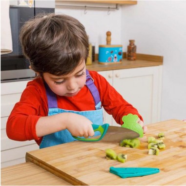 Couteau du chef vert - Atelier cuisine enfant - Chefclub Kids