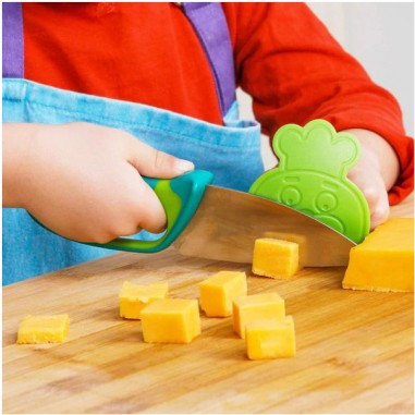 Couteau du chef vert - Atelier cuisine enfant - Chefclub Kids