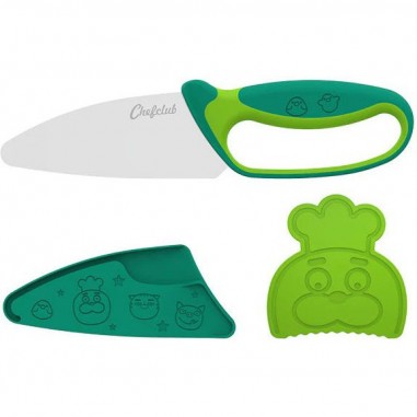 Couteau du chef vert - Atelier cuisine enfant - Chefclub Kids