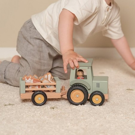 Tracteur avec remorque Little Farm - Little Dutch