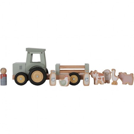 Tracteur avec remorque Little Farm - Little Dutch
