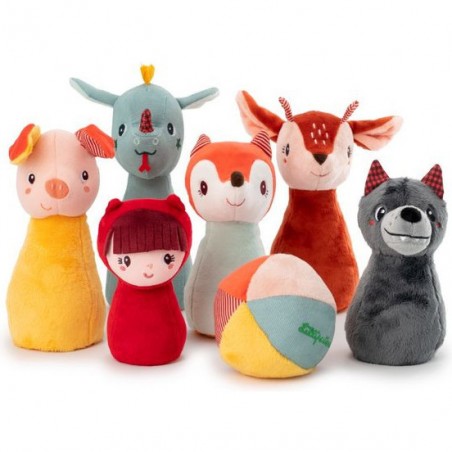 Jeu de quilles forêt - jouet d'éveil bébé - Lilliputiens