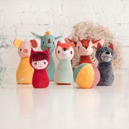 Jeu de quilles forêt - jouet d'éveil bébé - Lilliputiens