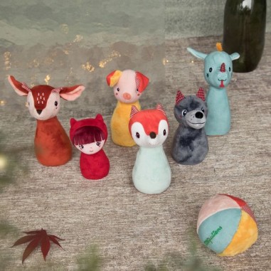 Jeu de quilles forêt - jouet d'éveil bébé - Lilliputiens