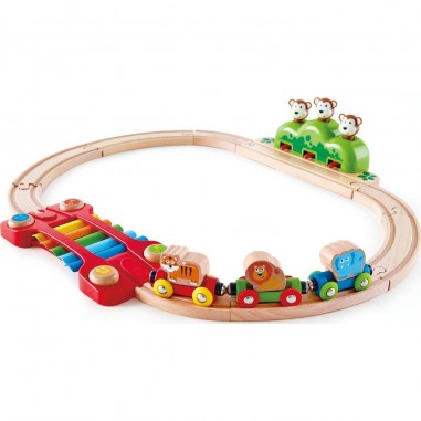 Circuit de train musical "Jungle" - Hape Toys