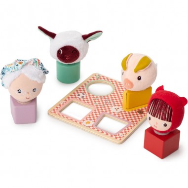 Louis voiture picnic à  tirer et a formes - Lilliputiens