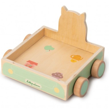 Louis voiture picnic à  tirer et a formes - Lilliputiens