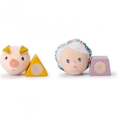 Louis voiture picnic à  tirer et a formes - Lilliputiens