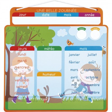 Agenda Calendrier Magnétique Janod - Une Belle Journée