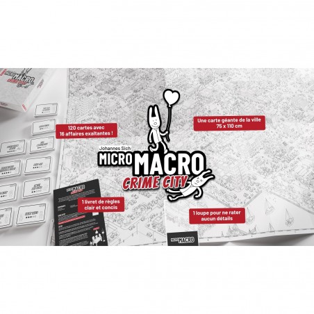 MicroMacro: Crime City - Jeux de société - Blackrock - Spielwiese