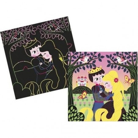 Cartes à gratter Raiponce