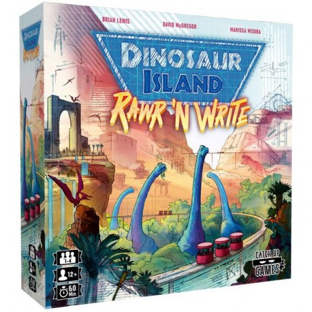 Jeu Dinosaur island Rawr'N'write - Jeu de société expert - Catch Up Games