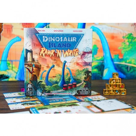 Jeu Dinosaur island Rawr'N'write - Jeu de société expert - Catch Up Games