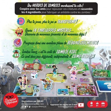 Zombie Teenz Evolution - Jeux de société - Le Scorpion Masqué