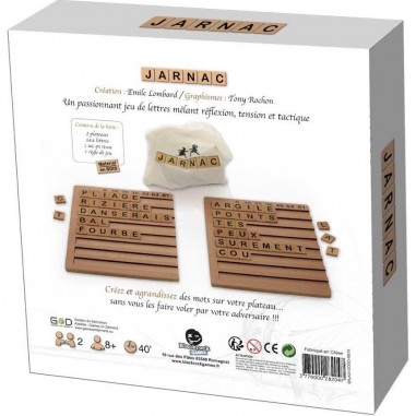 Jarnac - Jeux de société - Jeu de lettres - Blackrock Games