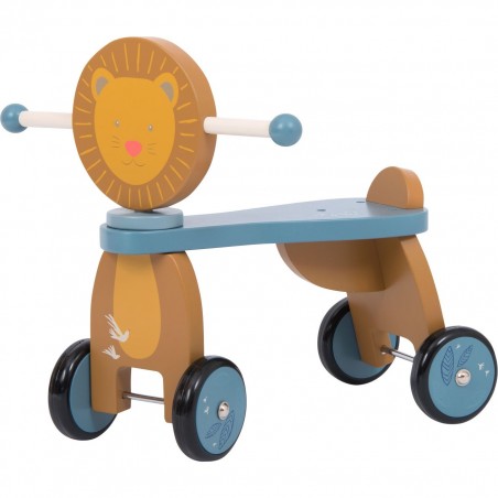 Porteur en bois Lion Sous Mon Baobab - Moulin roty