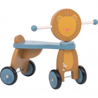 Porteur en bois Lion Sous Mon Baobab - Moulin roty