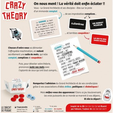 Crazy Theory - Jeux de société - ledroitdeperdre.com - Le Droit De Perdre