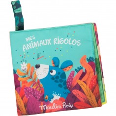 Livre d'activités en tissu Mes Animaux rigolos "Dans la Jungle" - Moulin Roty