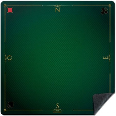 Tapis Cartes Prestige 60x60: Vert - Jeux classiques - Wogamat