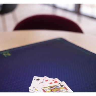 Tapis Cartes Prestige 60x60: Bleu - Jeu de classiques - Wogamat