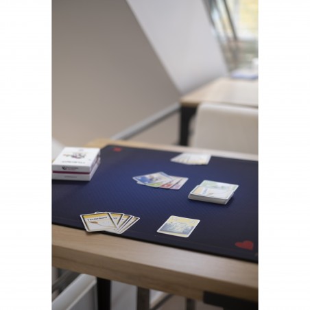 Tapis Cartes Prestige 60x60: Bleu - Jeu de classiques - Wogamat