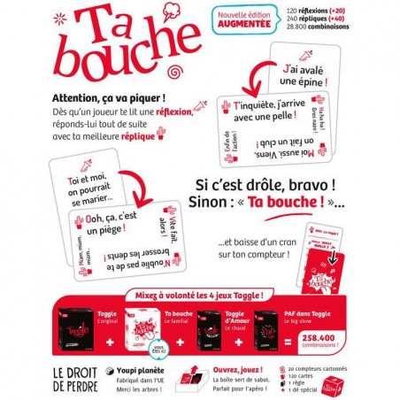 Ta Bouche Répliques pour tous !- Jeux de Société - Le Droit De Perdre