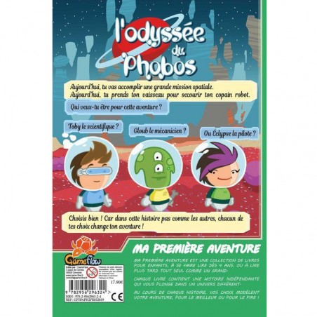 L'Odysée du Phobos - Ma Première Aventure - Livre-Jeu dès 4 ans - Game Flow