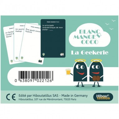 Blanc Manger Coco - Extension La Geekerie - Jeu de société - Blanc Manger Coco - Hiboutatillus