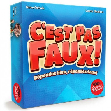 C'est pas faux - Jeu de société - Scorpion Masqué - Le Scorpion Masqué